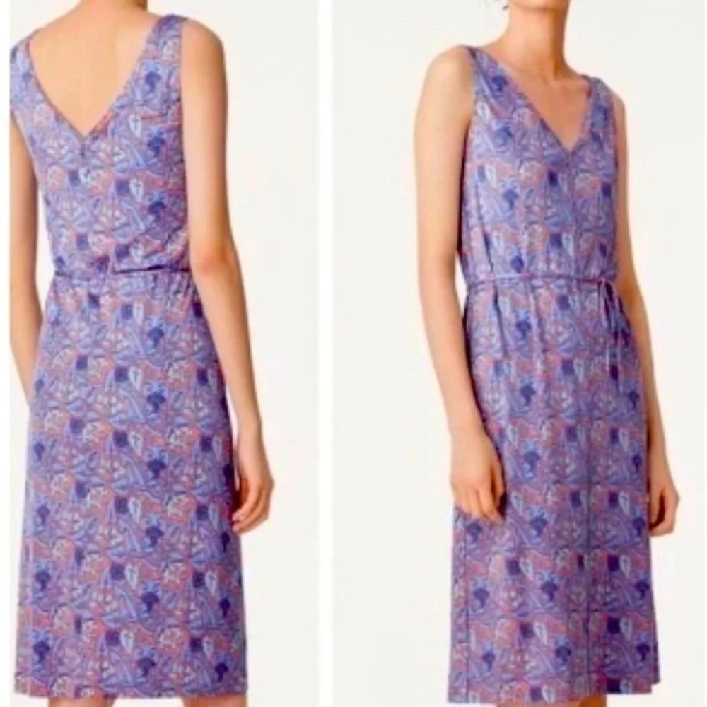 Tory Burch Sandy Dress in Sea Coral Artemis, size S